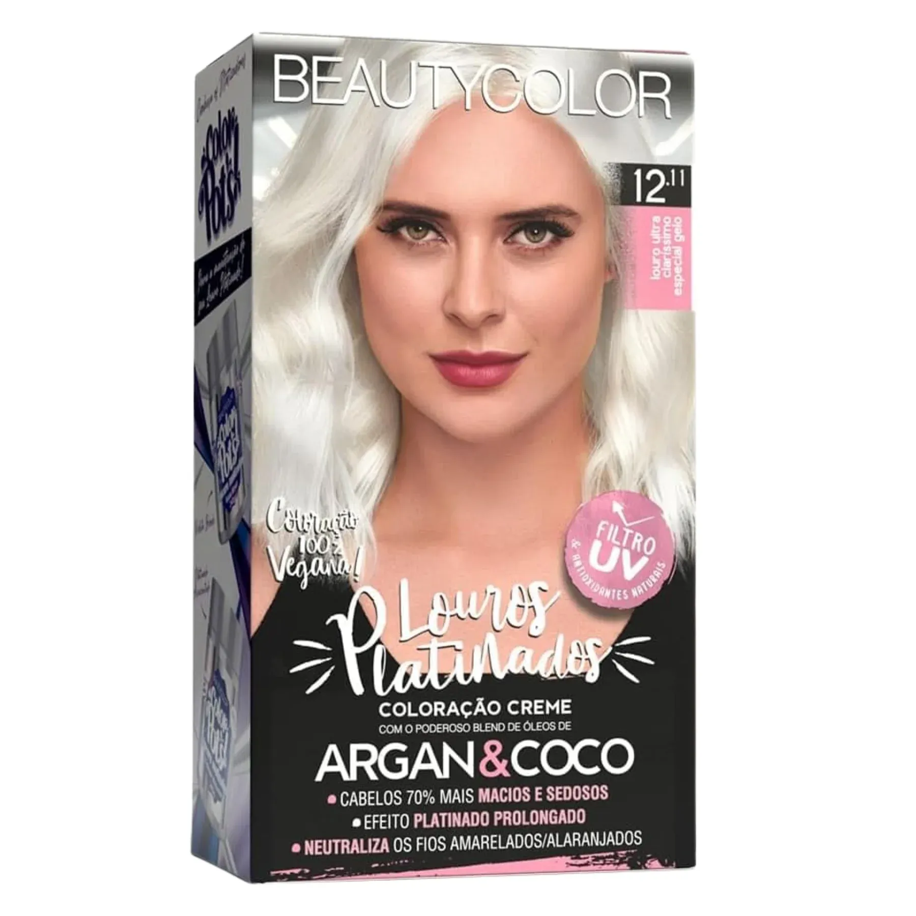 Coloração Beautycolor 12.11 Louro Ultra Clarís Esp. Cinza